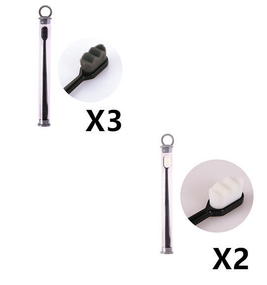 Ultra-fine Toothbrush Super Soft Bristle Deep Cleaning Brush Portable For Oral Care Tools Teeth Care Oral Cleaning Travel - happyshop365247