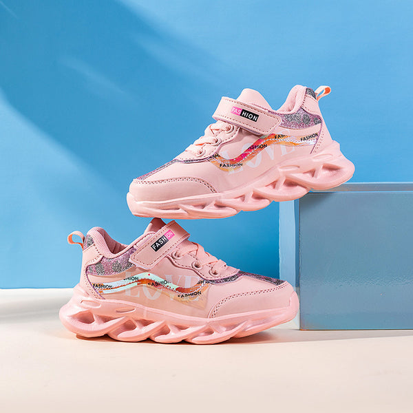 Korean Style Trendy Shoes Girls Girls Shoes Children's Sports Shoes - happyshop365247