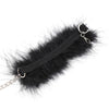 Binding Handcuffs Hand And Foot Cuffs Short Feather Small Handcuffs Feather Black Adult Products