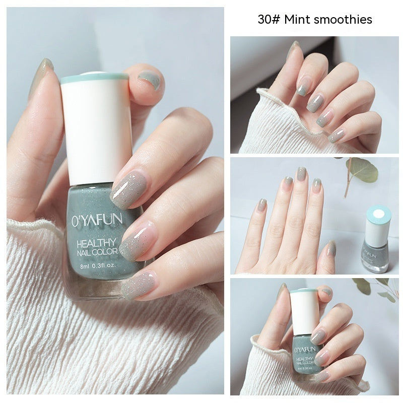 Nail Polish New Water-based Long-lasting Quick-drying Transparent - happyshop365247
