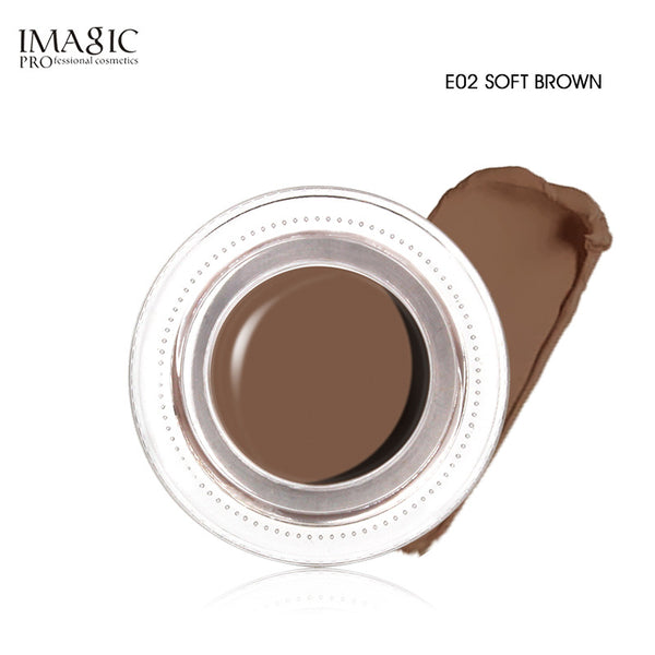 IMAGIC Makeup Waterproof Eyebrow Cream 6 Colors Optional With Brush Head Eyebrow Cream Set - happyshop365247