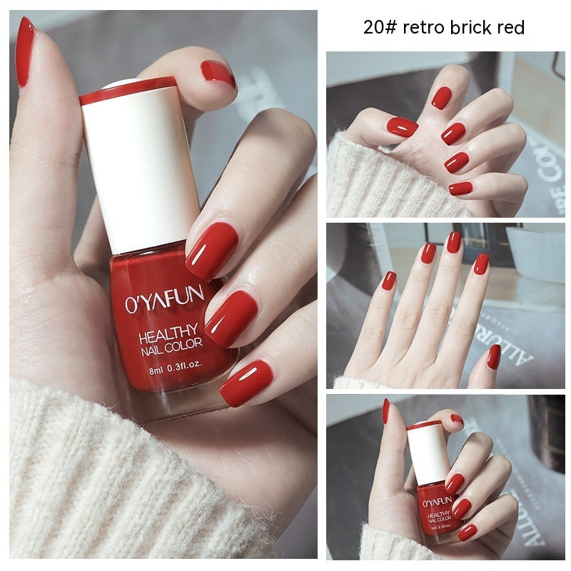 Nail Polish New Water-based Long-lasting Quick-drying Transparent - happyshop365247