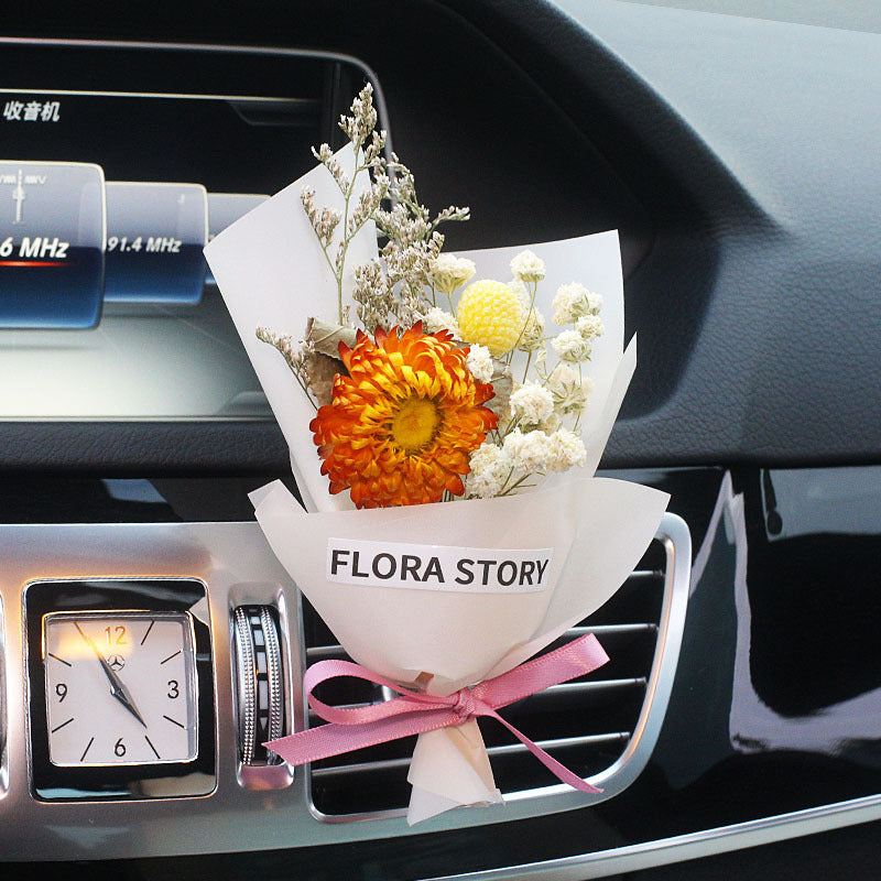 Dried Flower Car Air Outlet Air Conditioner Perfume Aromatherapy Pieces
