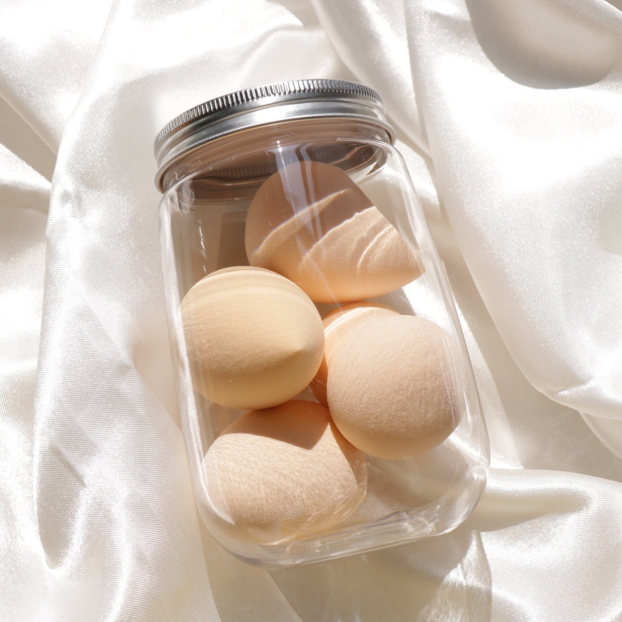 Canned Powder Puff Beauty Egg Box Makeup Sponge Set - happyshop365247