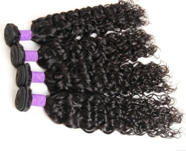 Wigs real hair India hair ladies water wave hair hair - happyshop365247