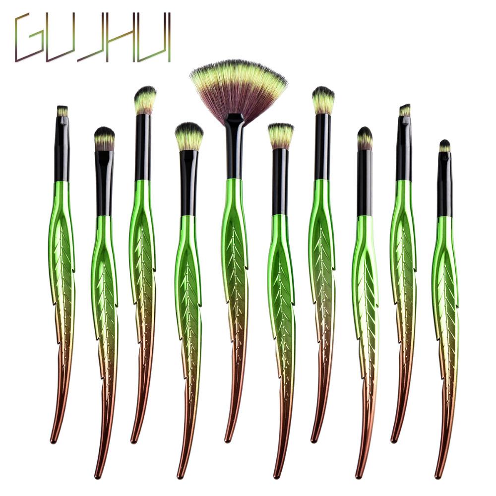 Pro Makeup Brushes Set 8/10Pcs Powder Foundation Eyeshadow Make Up Brushes Cosmetics Soft Cosmetics Beauty Tool - happyshop365247