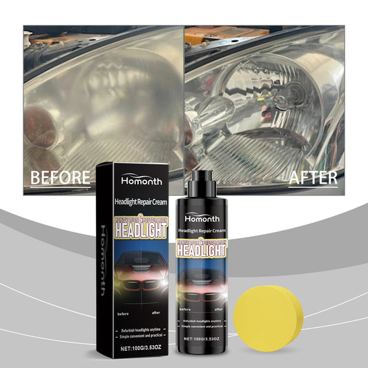Car Headlight Scratches Repair Paste Fill