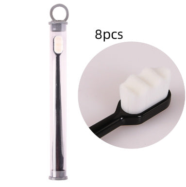 Ultra-fine Toothbrush Super Soft Bristle Deep Cleaning Brush Portable For Oral Care Tools Teeth Care Oral Cleaning Travel - happyshop365247