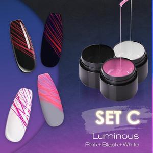 Manicure Luminous Nail Art Spider Nail Gel UV Nail Polish - happyshop365247