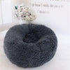 Round Long Hairy Autumn And Winter Nest Pad Cat Mattress - happyshop365247