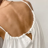 Fall Halter Spaghetti Straps Long Dress Pajamas Women