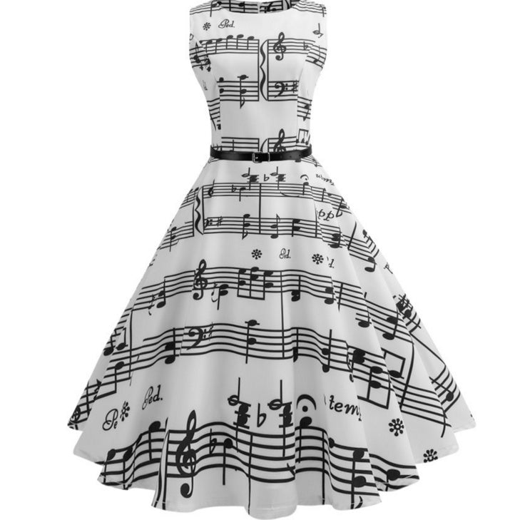 Women Dress Piano Music - happyshop365247