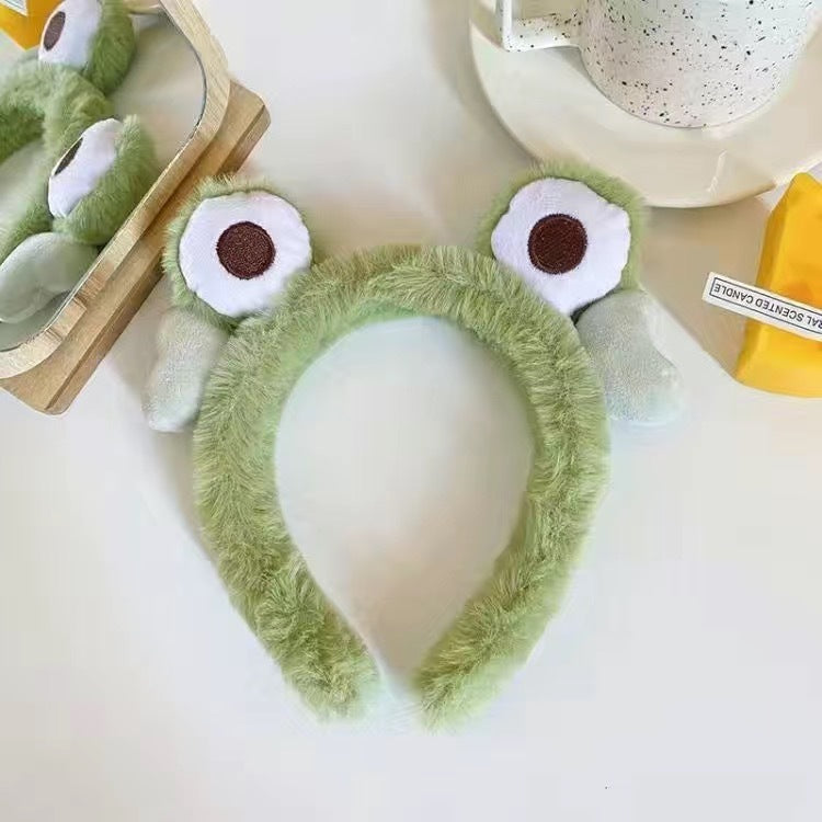 Cute Face Wash Hair Bands Female Cartoon Headwear Hair Band Headband Apply - happyshop365247