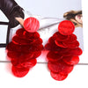 Beauty Fashion Earrings Shell Long Multi-piece Jewelry