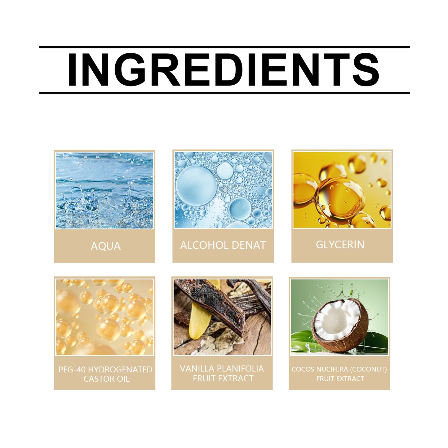 Roxelis Vanilla Coconut Body Perfume Spray, Long-Lasting Fragrance And Exudes A Unique Charm. It Is A Fresh, Romantic And Portable Perfume