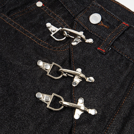 Original color denim bell bottom pants