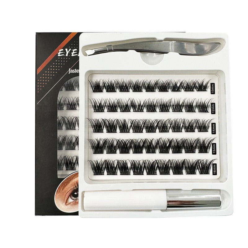 Self-grafting Single Cluster Eyelash Set - happyshop365247