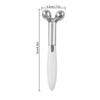 2 In 1 Electric Portable Heated Eyelash Curler 3D Face Slimming Massage Roller Eye Lashes Curling Tool Facial Beauty Tools