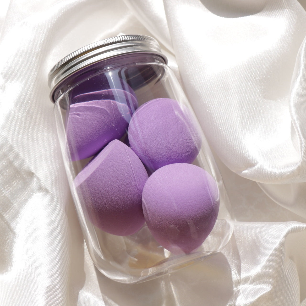 Canned Powder Puff Beauty Egg Box Makeup Sponge Set - happyshop365247