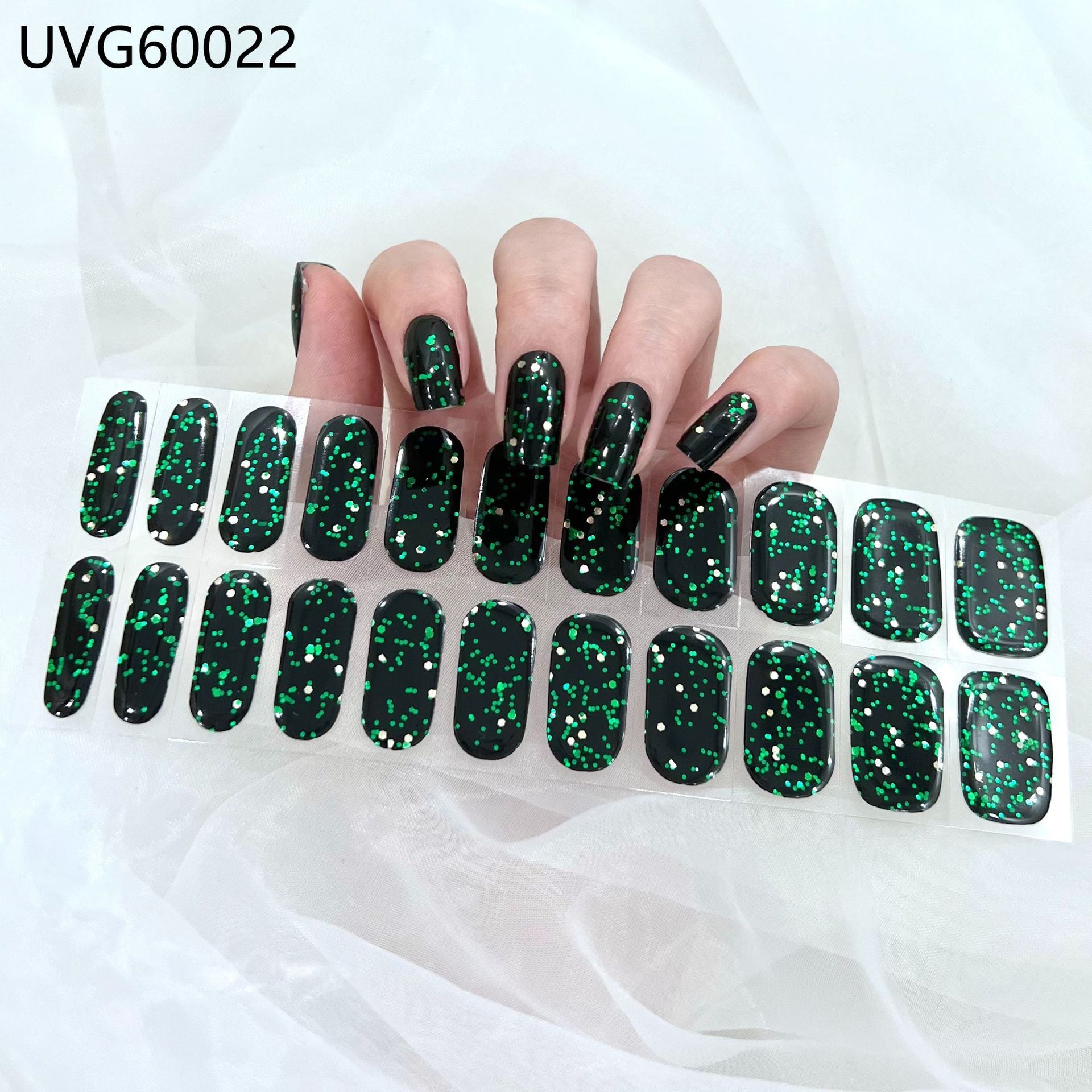 Blush Nail Stickers Uv Semi-baked Gel - happyshop365247