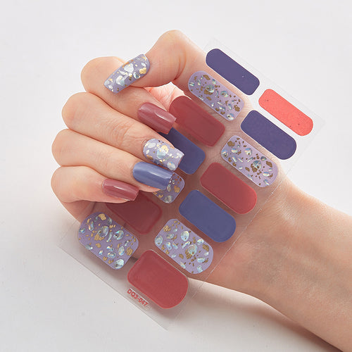 Nail Stickers Factory Direct Sales Bronzing Laser 3d Cross-border High Quality Nails - happyshop365247