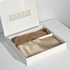 Bright Version Silk Pillowcase Eye Mask Hair Ring Three-piece Set 22 M Gift Box Set