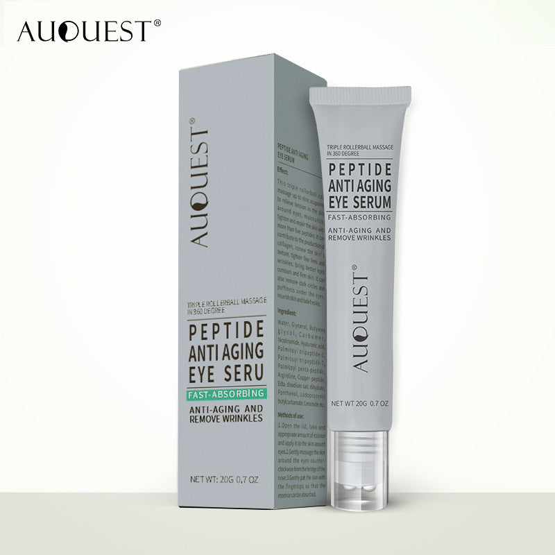 AUQUEST Polypeptide Eye Serum Cream Collagen Roller Eye Cream Massage Stick Dilute Eye Bag Eye Cream - happyshop365247
