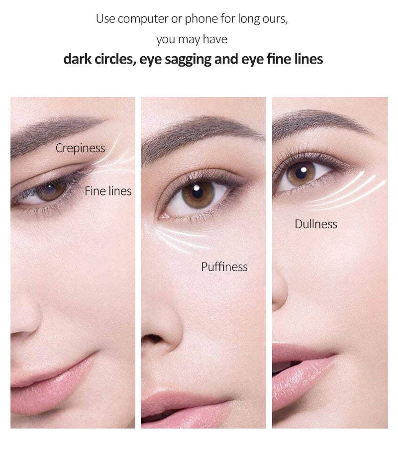 AUQUEST Polypeptide Eye Serum Cream Collagen Roller Eye Cream Massage Stick Dilute Eye Bag Eye Cream - happyshop365247