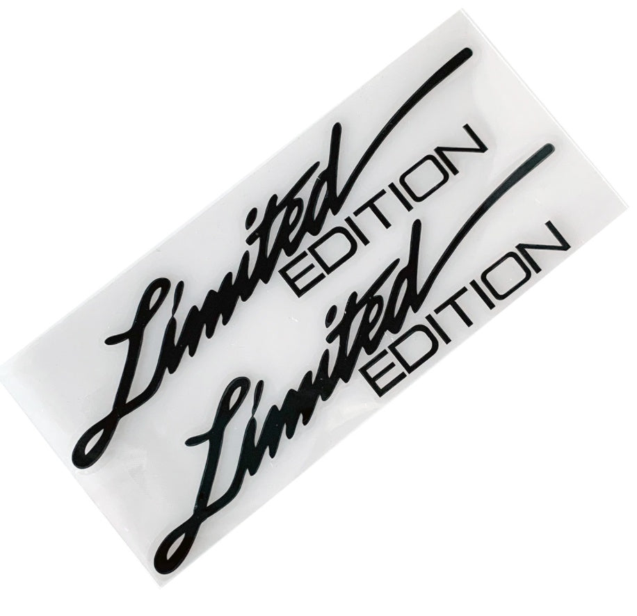 LimitedEdition English Reflective Car Sticker