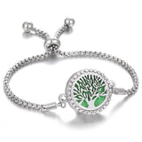 2024 New Kaleidoscope Aromatherapy Bracelet Perfume Essential Oil Diffuser Locket Bracelet Charms Women Aroma Diffuser Jewelry