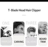 Retro Hair Cut Shaved Head Hair Clipper Supplies Oil Head Electric Clippers Hair Clipper Tool T9 - happyshop365247