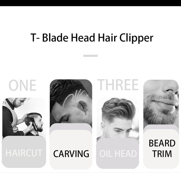 Retro Hair Cut Shaved Head Hair Clipper Supplies Oil Head Electric Clippers Hair Clipper Tool T9 - happyshop365247