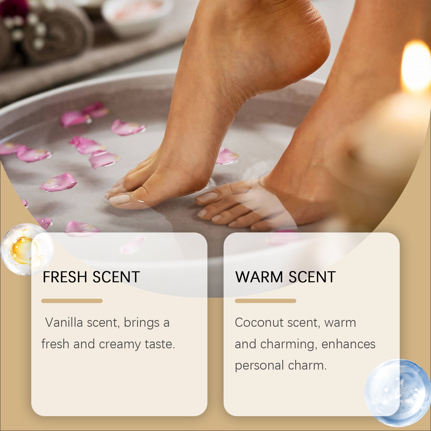 Roxelis Vanilla Coconut Body Perfume Spray, Long-Lasting Fragrance And Exudes A Unique Charm. It Is A Fresh, Romantic And Portable Perfume