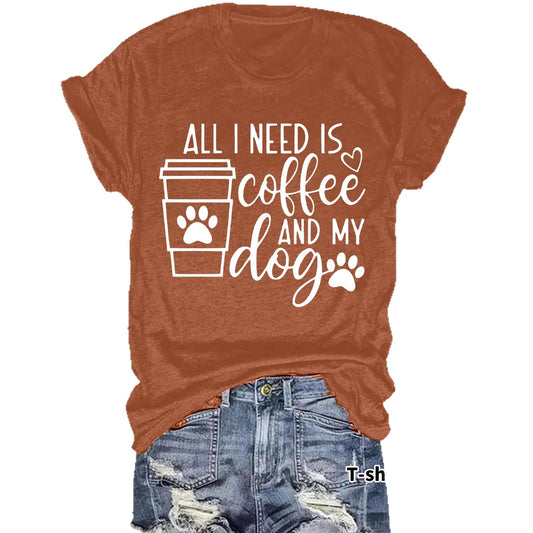 Top Girl Dog Coffee Letter