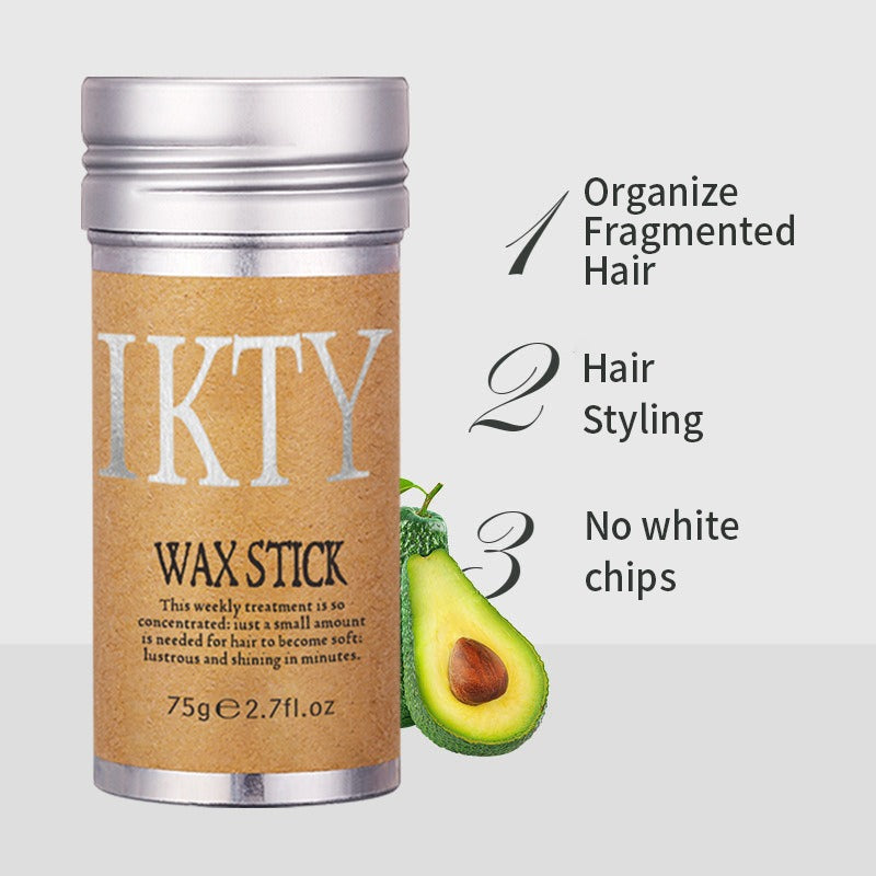 75g Hot Hair Gel Hair Line Styling Smooth Frizzy Hairs Avocado Hair Edge Control Gel Salon Hairdressing Styling Tool - happyshop365247