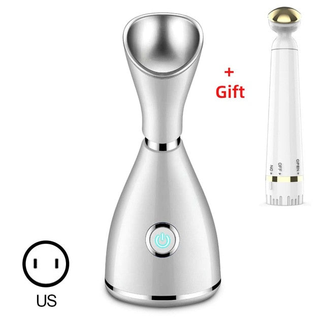 Nano Ionic Deep Cleaning Facial Cleaner Facial Hot Steamer Face Sprayer Beauty Face Steaming Device Facial Steamer Machine - happyshop365247