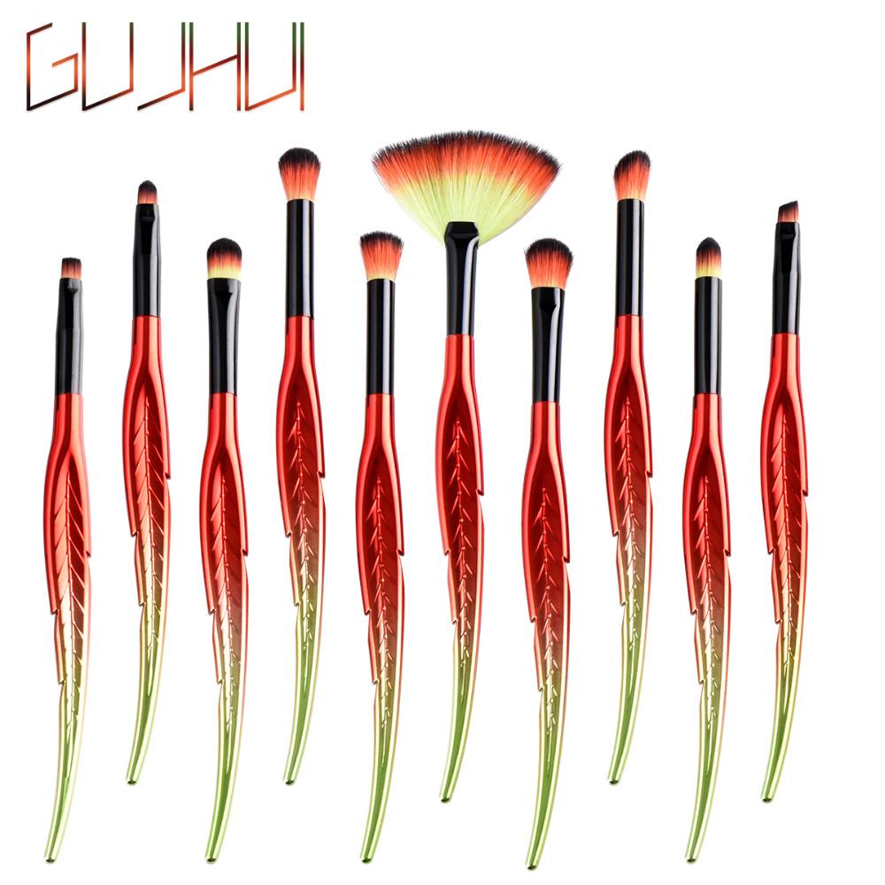 Pro Makeup Brushes Set 8/10Pcs Powder Foundation Eyeshadow Make Up Brushes Cosmetics Soft Cosmetics Beauty Tool - happyshop365247