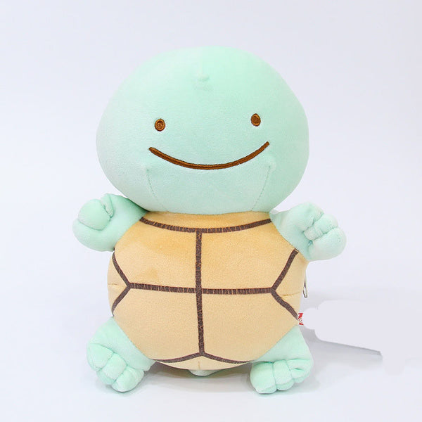 20cm Anime Pocket Animasl Ditto Pillow Cushion Transfer Pikachu Snorlax Squirtle Bulbasaur Stuffed Plush Dolls Toy Gift SA1947