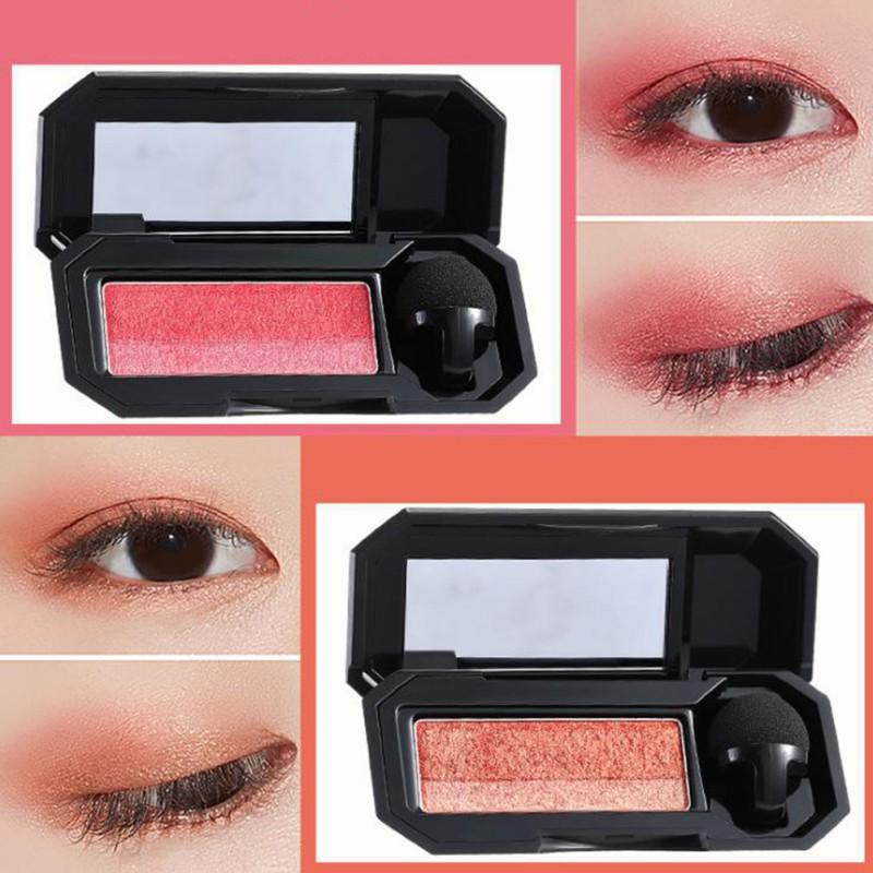 UBUB Brand Double Color Convenient Eyeshadow Makeup Palette Waterproof Pigment Shimmer Eye Color Cosmetics - happyshop365247