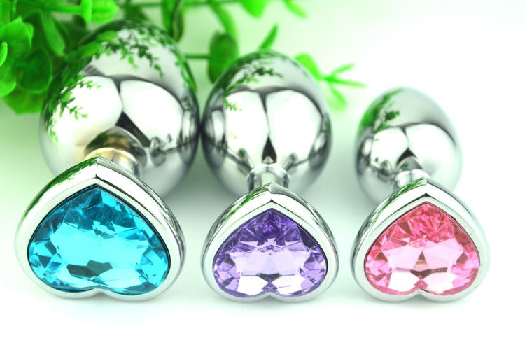 Sexual Products Adult Products Metal Backyard Heart-Shaped Anal Plug Anal Expansion Toys Sex Products Alternative - happyshop365247