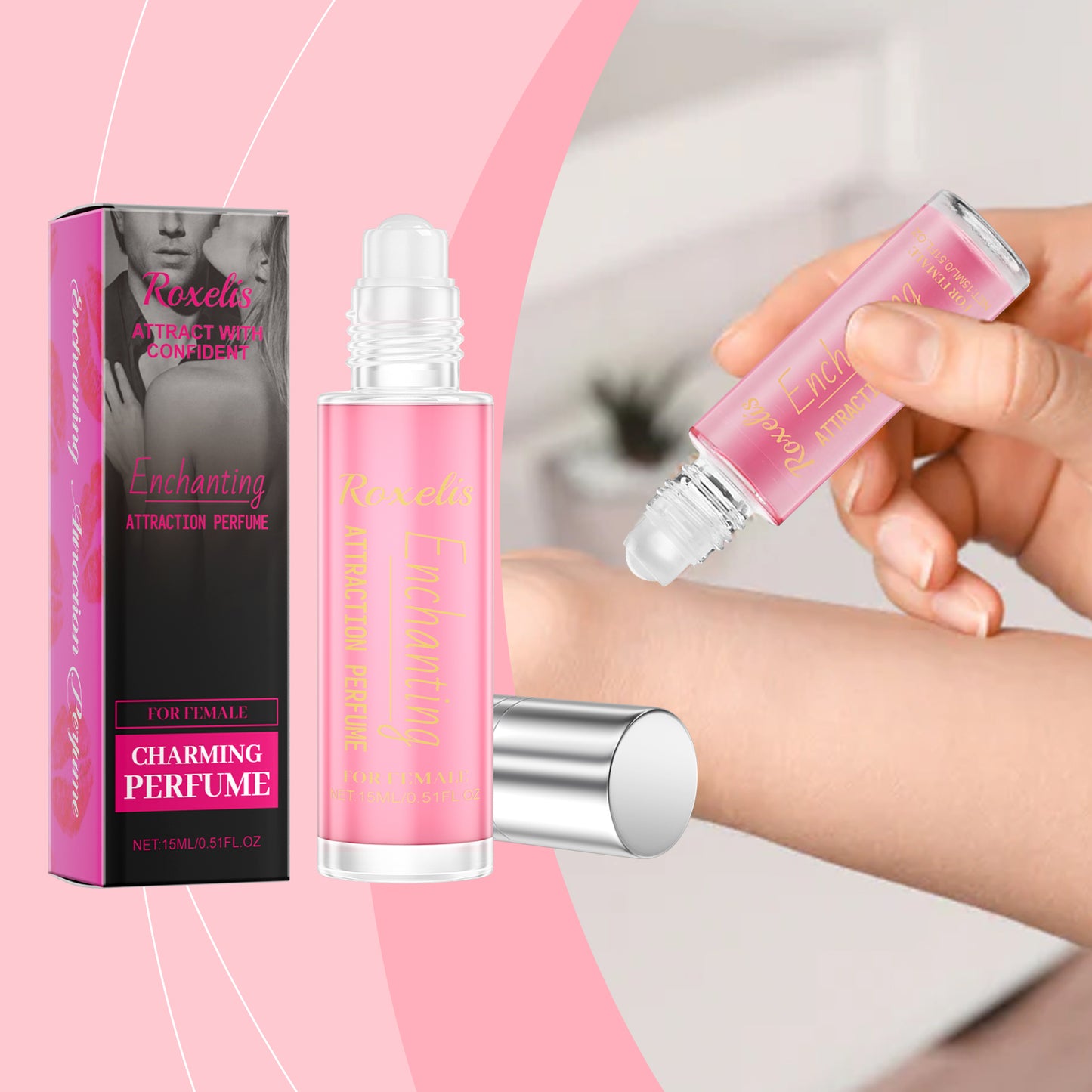 Roxelis Enchanting Attraction Perfume, A Natural And Refreshing Fragrance That Exudes A Unique Charm In Daily Life And Is A Niche Perfume That Lingers On The Go