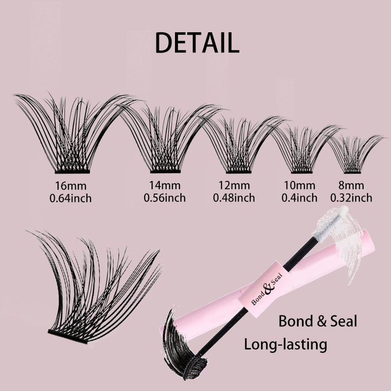 Self-grafting Single Cluster Eyelash Set - happyshop365247