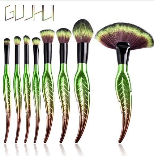 Pro Makeup Brushes Set 8/10Pcs Powder Foundation Eyeshadow Make Up Brushes Cosmetics Soft Cosmetics Beauty Tool - happyshop365247