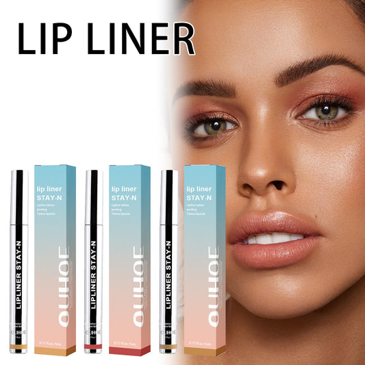 Sexy Lipliner Pencil Waterproof Contour Tint Lipstick Pen Lip Plumpe Contouring Female Makeup Make-up Maquiagem - happyshop365247