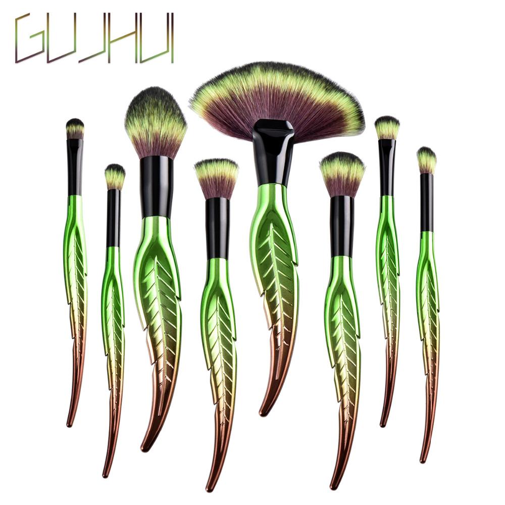 Pro Makeup Brushes Set 8/10Pcs Powder Foundation Eyeshadow Make Up Brushes Cosmetics Soft Cosmetics Beauty Tool - happyshop365247