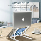 ORICO Portable Laptop Stand Riser Foldable Adjustable Notebook Holder Vertical Computer Stand desk 7 Angles for MacBook Tablets