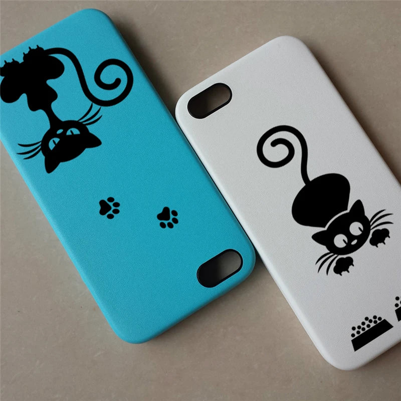 Lovely Cat Light Switch Phone Wall Stickers For Kids Rooms Diy Home Decoration Cartoon Animals Wall Decals Pvc Mural Art - happyshop365247