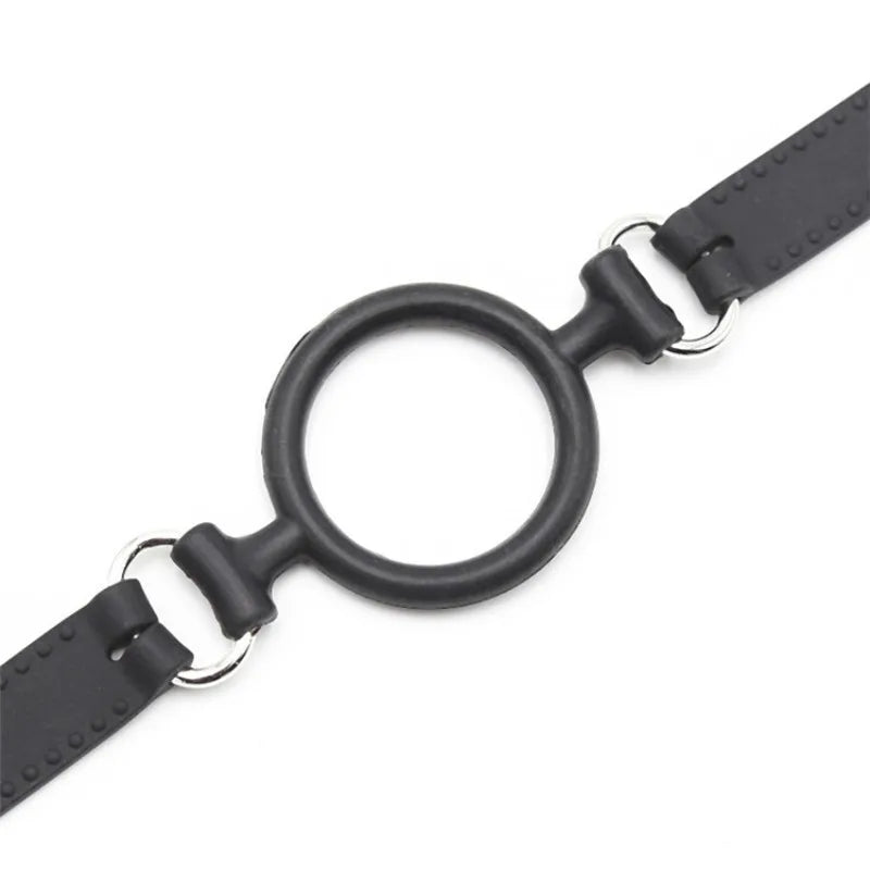 BDSM Flirting Open Mouth Gag with O-Ring Sex Bondage Restraints Sex Toys Roleplay Adult Erotic Play for Couples - happyshop365247