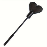 Spanking Paddle Heart Shaped Leather Short Holding Handle Slapping Paddle BDSM Adult Flirting Sex Play Toys For Women and Couple