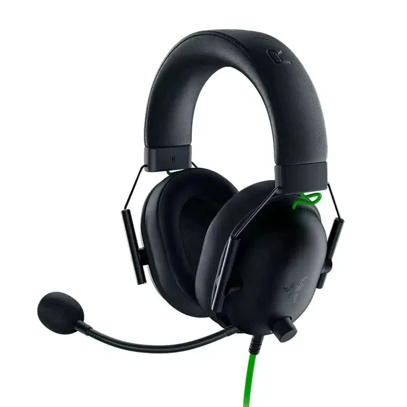 Razer BlackShark V2 X Wired Esports Headset Advanced Passive Noise Cancellation, 7.1 Surround Sound, Hyperclear Cardioid Mic - happyshop365247